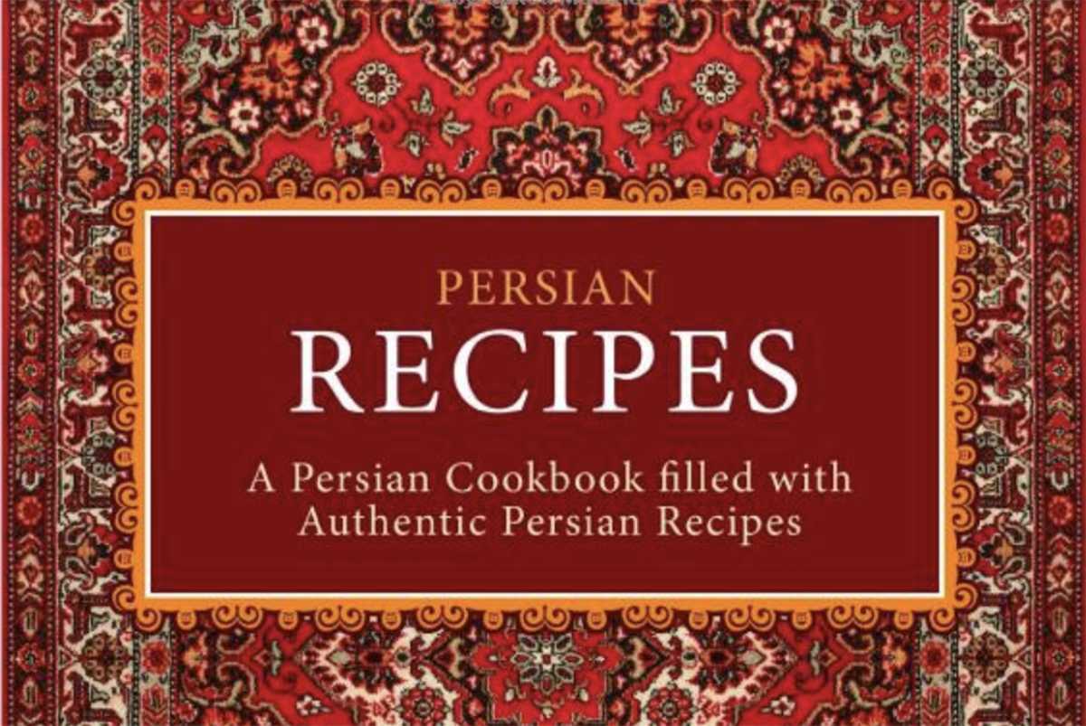 An Iranian cookbook cover.